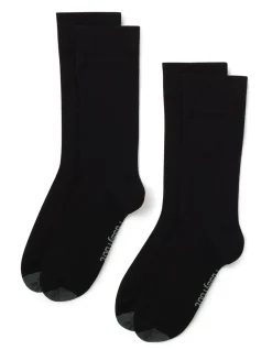 2PK COMFORT COTTON CREW SOCKS