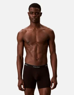 3PK LOGO ICON COTTON STRETCH BOXER BRIEF