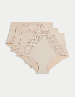 3pk Amelia Lace Full Briefs