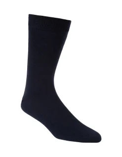 2PK COMFORT TOP BOLD STRIPE CREW SOCKS
