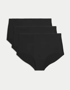 3pk No VPL Flexifit High Rise Short
