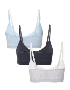 3pk Seamless Non Wired Bralettes