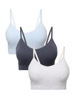 3pk Seamless Non Wired Bralettes