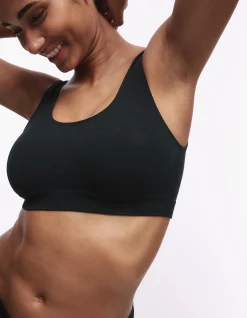 3pk Seamless Non Wired Crop Tops