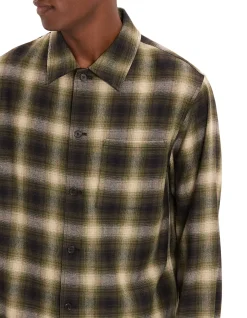 Plaid Button-Up Shirt