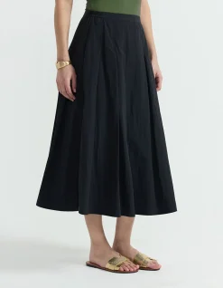 PLEATED FULL SKIRT
