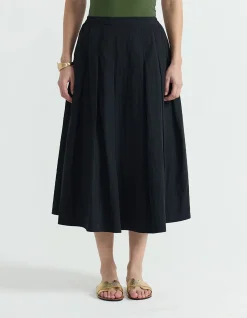 PLEATED FULL SKIRT