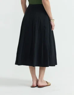 PLEATED FULL SKIRT