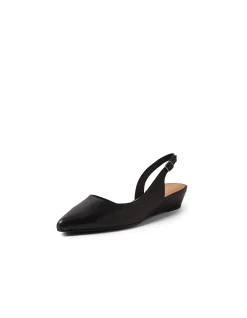 PLEEZA DF BLACK BLACK HEEL LEATHER