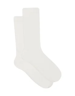 Pointelle Crew Soft Cotton Blend Socks