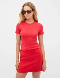 POINTELLE NEAT TEE