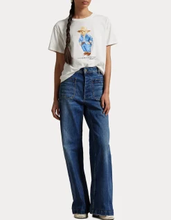 POLO BEAR COTTON JERSEY TEE