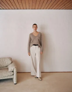 Ponte Tailored Wide Leg Pant