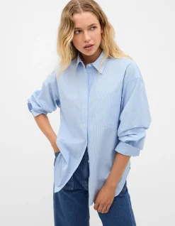 POPLIN STRIPE SHIRT