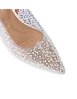 Positano Pearl Low Pearl Slingback Heel