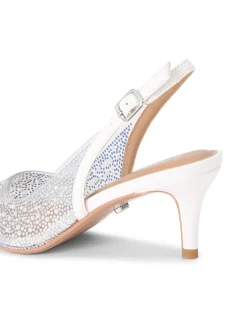 Positano Pearl Low Pearl Slingback Heel