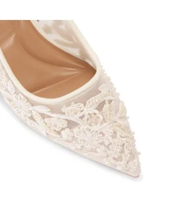 Positano Lace Lace Slingback Heel