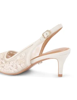 Positano Lace Lace Slingback Heel