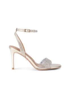 Positano Vinyl Clear Vinyl Heeled Sandal