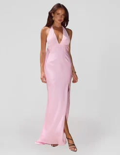 PRAMILA HALTER MAXI DRESS
