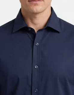 Premium Stretch Poplin Slim Shirt