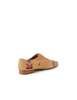 Prinity Embroidered Suede Casual Sneakers