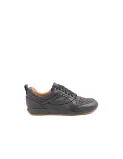 PRINKO DJ CHARCOAL CHARCOAL LEATHER SUEDE
