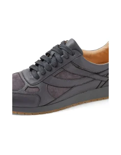 PRINKO DJ CHARCOAL CHARCOAL LEATHER SUEDE