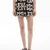 Printed Linen Shorts
