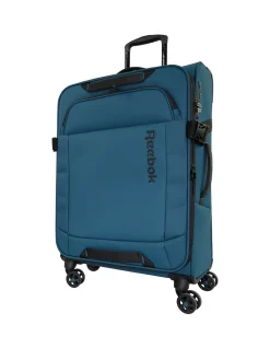 Pro Soft Shell 78cm Expandable Extra Large Suitcase Teal