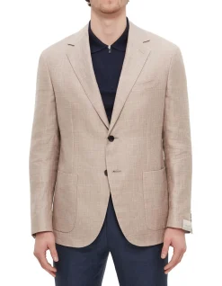 Prospect Light Grisaille Wool & Linen Jacket