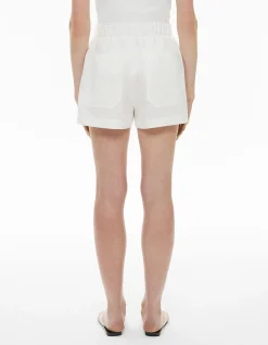 Pull On Linen Shorts
