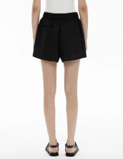 Pull On Linen Shorts