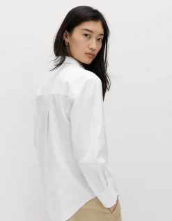 Pure Cotton Collared Button Through Shirt