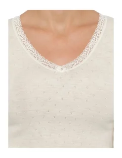 Pure Wool Long Sleeve Spencer Top