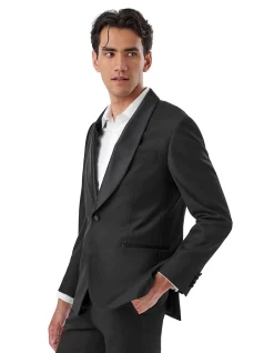 PV TWILL SHAWL TUXEDO JACKET