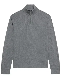 Quarter-Zip Sweater in Cotton