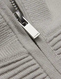 QUARTER ZIP SWEATER