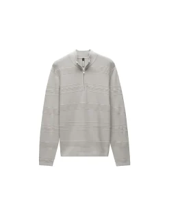QUARTER ZIP SWEATER