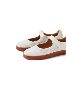 Quesca Mesh Strap Mary Jane Flats