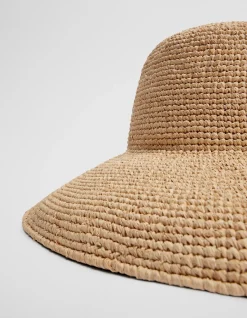 RAFFIA WIDE BRIM HAT