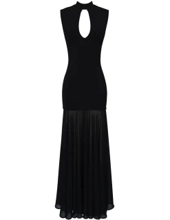 RAPHAELLA COLLAR MAXI DRESS