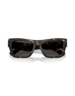 Rectangle YELLOW HAVANA DARK GREY Sunglasses
