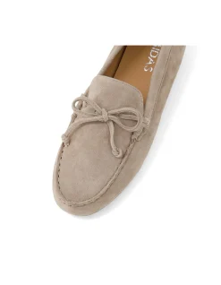 Reesus Suede Bow Detail Loafers