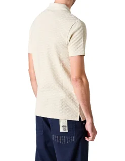 REG FIT ZIP FRONT POLO SHIRT