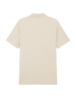 REG FIT ZIP FRONT POLO SHIRT