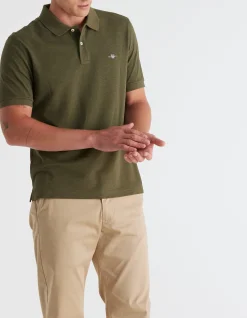 Regular Fit Shield Piqué Polo Shirt