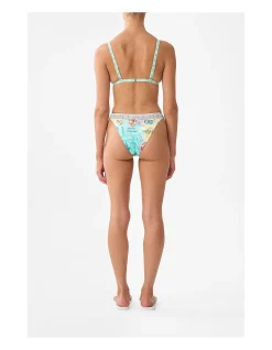 REGULAR BIKINI BOTTOM WITH RUCHED KNOT SIDES