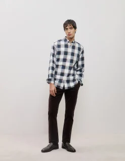 Regular Fit Brushed Check Shirt