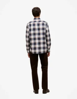 Regular Fit Brushed Check Shirt